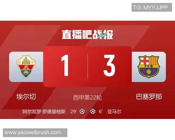 巴萨主场迎战埃尔切半全场分析与赛前预测